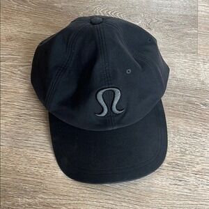 Lululemon Days Shade Ball Cap Black Logo Adjustable One Size